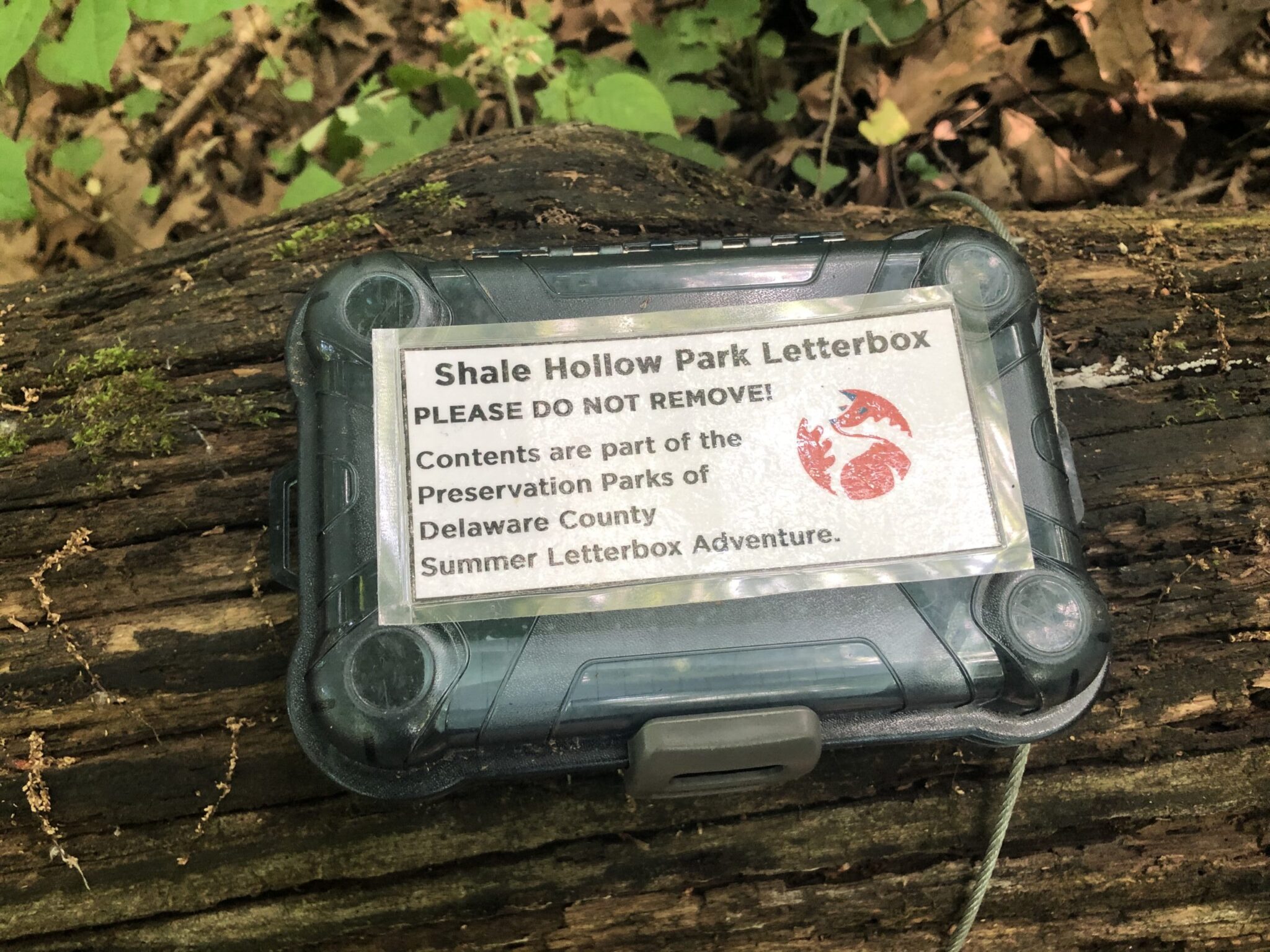 Letterboxing - Preservation Parks of Delaware County