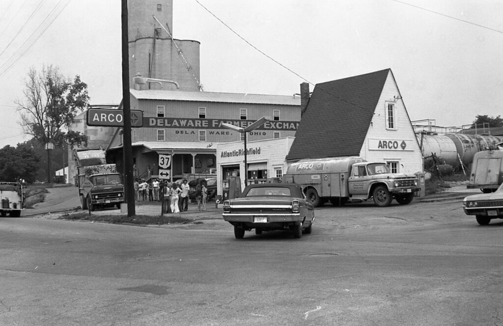 1974, the eastside of Delaware at the intersection of Lake and Central Avenue.
(Delaware Gazette/Delaware County Historical Society)