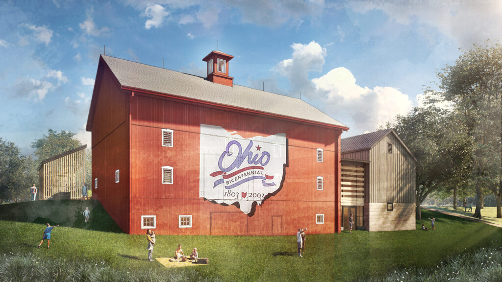 Bicentennial Barn concept drawing