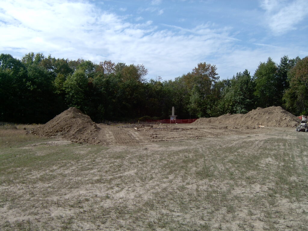 Deer Haven Park future parking lot and Visitor Center location 2008