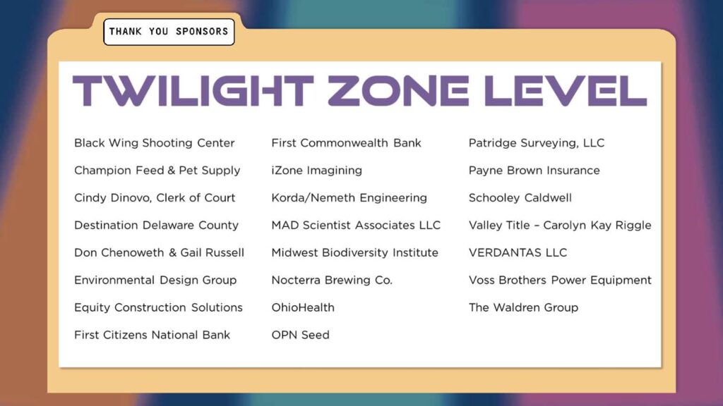 Twilight Zone Level Sponsors